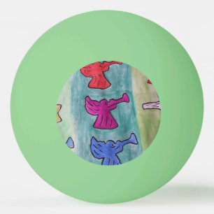 Pelota De Ping Pong Navidades se enfurecen con trompetas