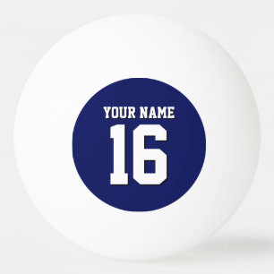 Pelota De Ping Pong Navy Blue Sports Jersey
