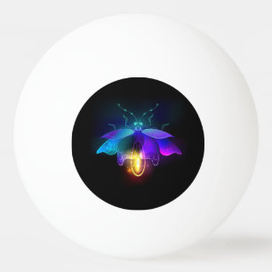 Pelota De Ping Pong Neon Firefly en negro