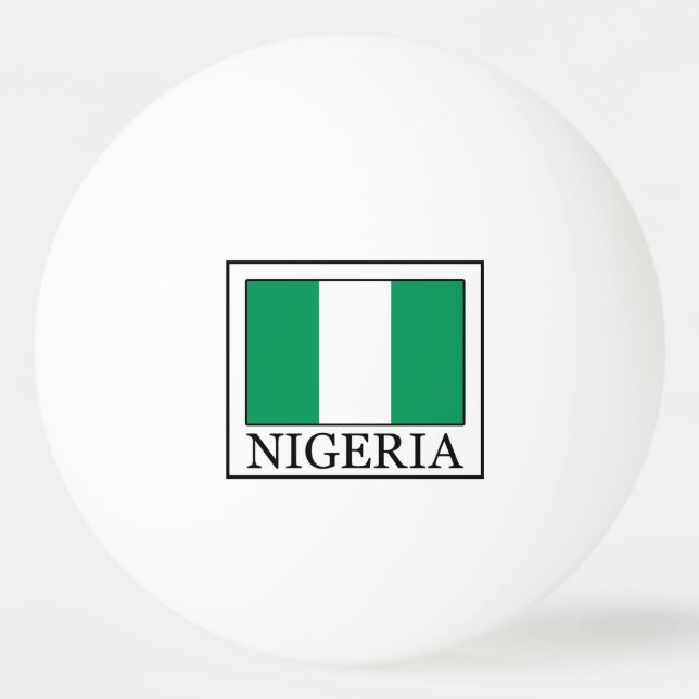 Pelota De Ping Pong Nigeria (Anverso)