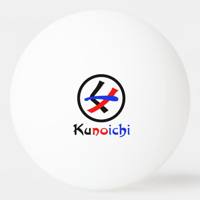 Pelota De Ping Pong Ninja Kunoichi く ノ 一 (Anverso)