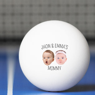 Pelota De Ping Pong Niños fotográficos personalizados, regalo del Día