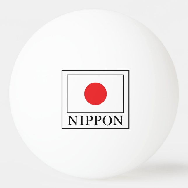 Pelota De Ping Pong Nippon (Anverso)