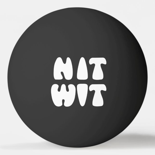 PELOTA DE PING PONG NITWIT PING PONG BALL (Anverso)
