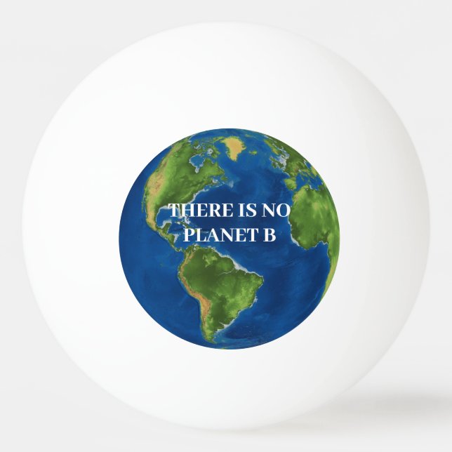 Pelota De Ping Pong No Hay Planeta B (Anverso)