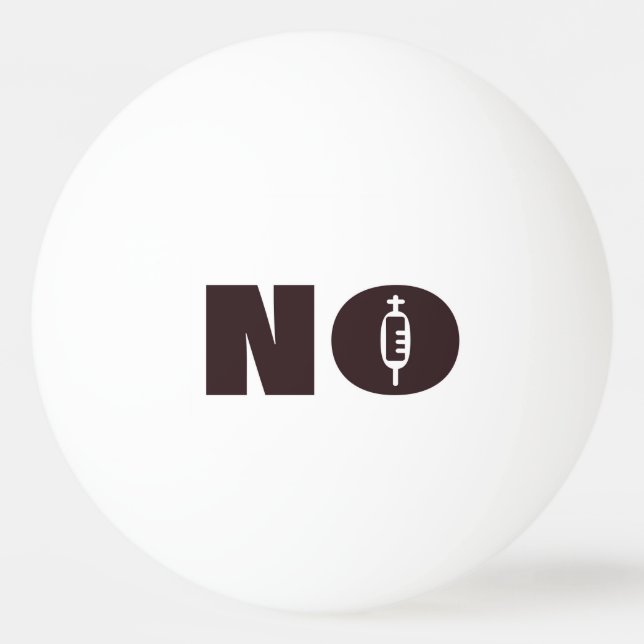 Pelota De Ping Pong "NO" Ping Pong Balls (Anverso)