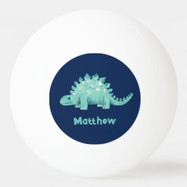 Pelota De Ping Pong Nombre del estegosaurio de dinosaurio