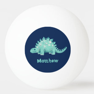 Pelota De Ping Pong Nombre del estegosaurio de dinosaurio
