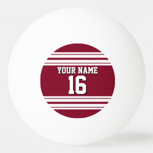 Pelota De Ping Pong Nombre del número de Personalizado de Jersey del e