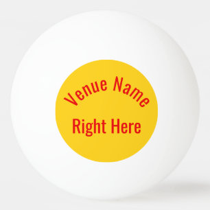 Pelota De Ping Pong Nombre personalizado