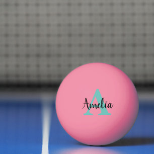 Pelota De Ping Pong Nombre personalizado Monograma Ping Pong Ball