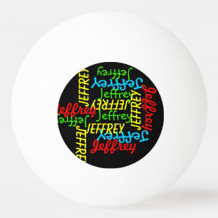 Pelota De Ping Pong Nombres repetidos 