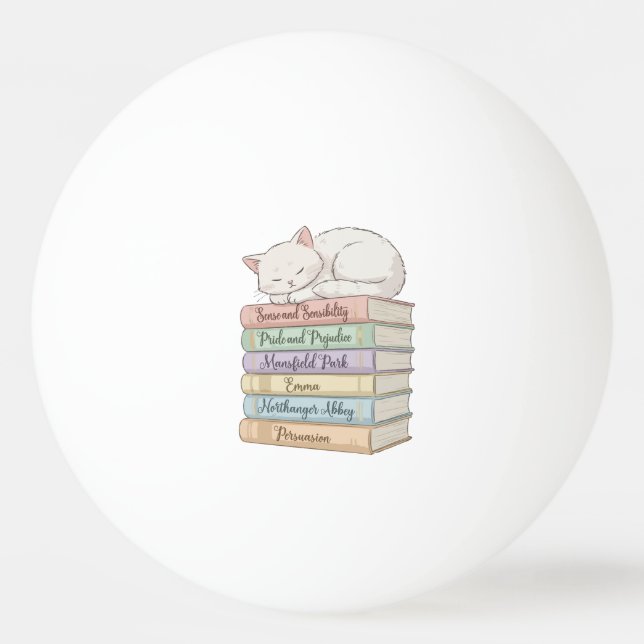 Pelota De Ping Pong Novelas de Jane Austen IX (Anverso)