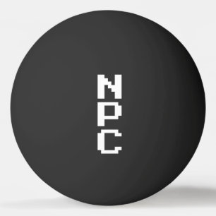 Pelota De Ping Pong NPC - Carácter no reproducible