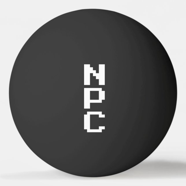 Pelota De Ping Pong NPC - Carácter no reproducible (Anverso)
