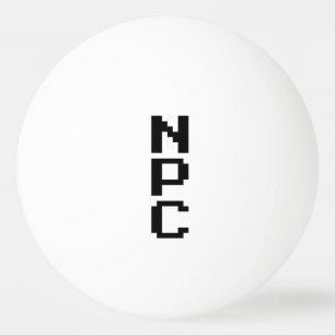 Pelota De Ping Pong NPC - Carácter no reproducible