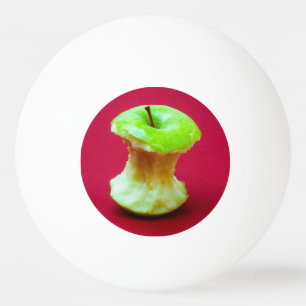 Pelota De Ping Pong Núcleo de manzana verde
