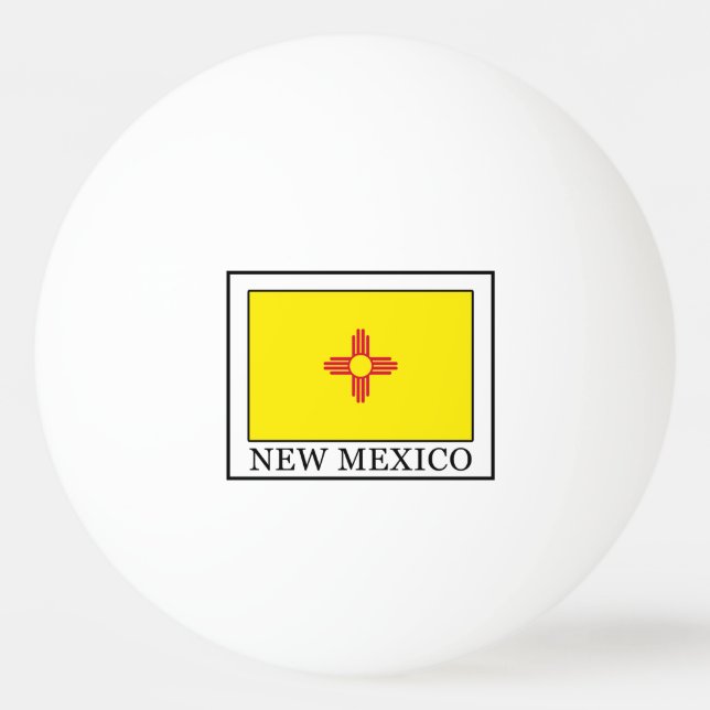 Pelota De Ping Pong Nuevo México (Anverso)