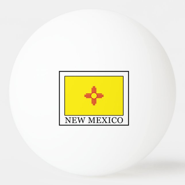 Pelota De Ping Pong Nuevo México (Anverso)