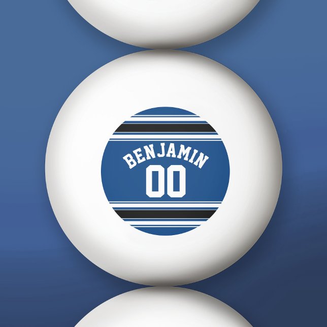 Pelota De Ping Pong Número de nombre personalizado de franjas de Jerse (Custom Ping Pong Balls)