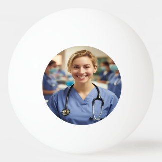 Pelota De Ping Pong Nurse Photo Customize Personalize
