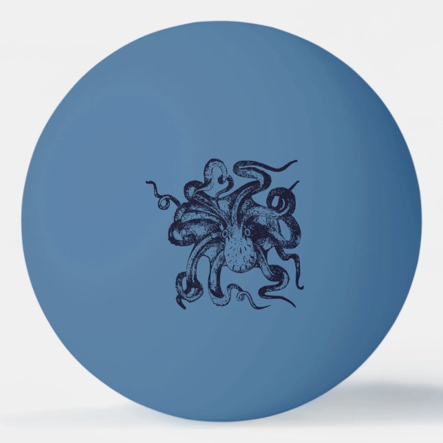 Pelota De Ping Pong Octopus (Anverso)