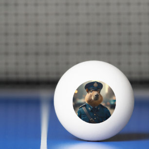 Pelota De Ping Pong Oficial Capybara: Manteniendo la Paz,