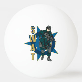 Pelota De Ping Pong Oficial de policía del SWAT