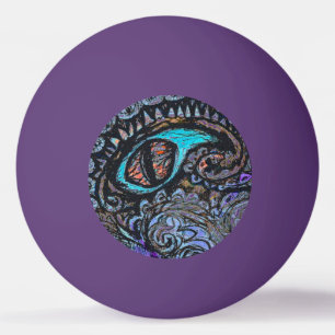 Pelota De Ping Pong Ojo de un monstruo marino