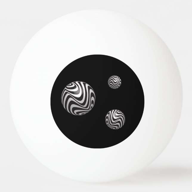 Pelota De Ping Pong Óptica a través de formas (Anverso)