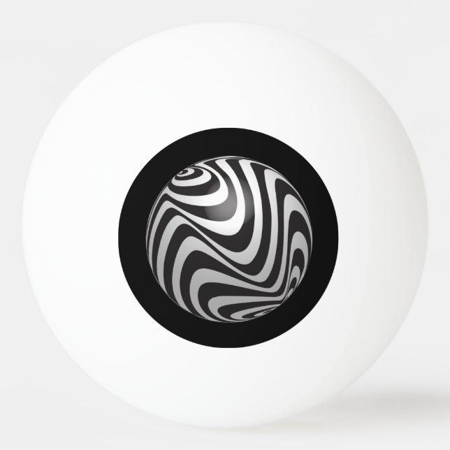Pelota De Ping Pong Óptica a través de formas (Anverso)