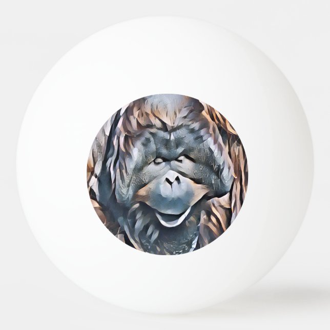 PELOTA DE PING PONG ORANGUTAN (Anverso)