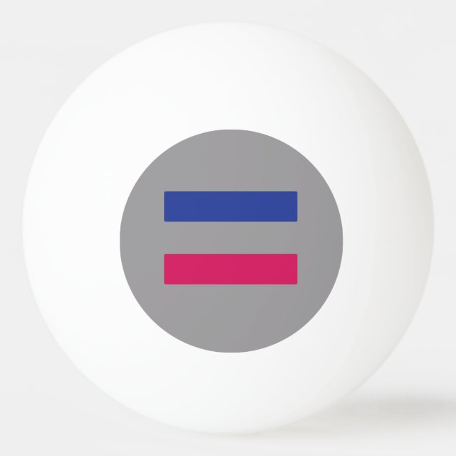 PELOTA DE PING PONG ORGULLO ANDRÓGINO (Anverso)