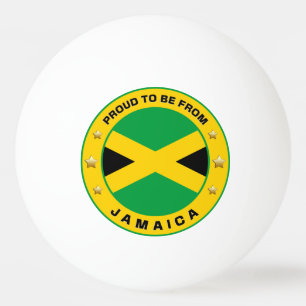 Pelota De Ping Pong Orgulloso De Ser De Jamaica