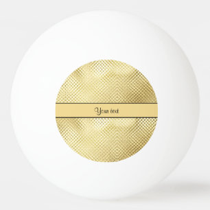 Pelota De Ping Pong Oro elegante