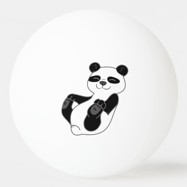 Pelota De Ping Pong Oso Cub de panda (Anverso)