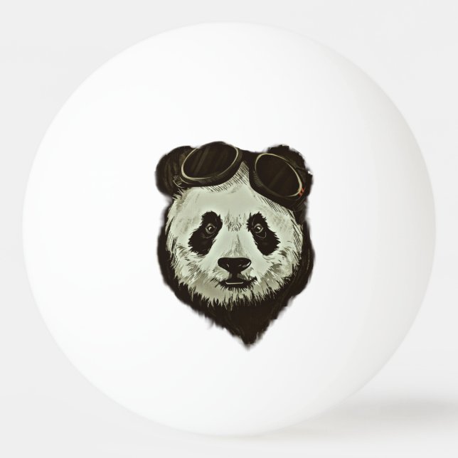 Pelota De Ping Pong Oso de panda (Reverso)
