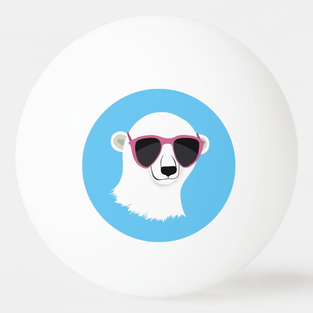 Pelota De Ping Pong Oso Polar Guay (Anverso)