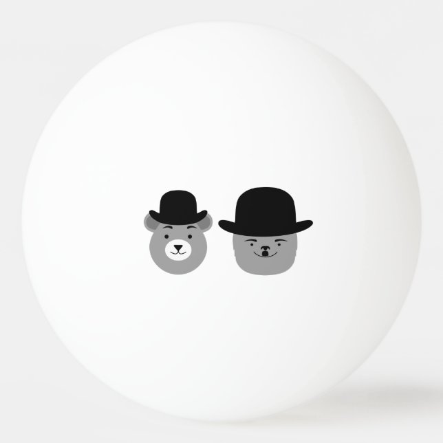 Pelota De Ping Pong Osos del desierto (Anverso)