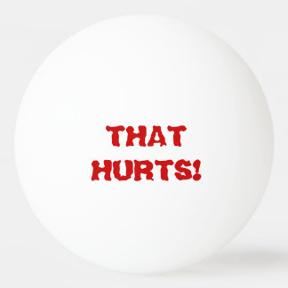 Pelota De Ping Pong ¡Ouch! ¡Ese daños! El hablar