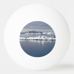 Pelota De Ping Pong Paisaje antártico