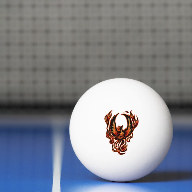 Pelota De Ping Pong Pájaro De Fuego (Neto)