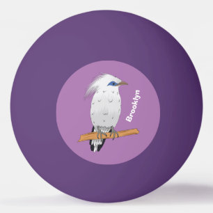 Pelota De Ping Pong Pájaro tropical exótico de Bali Mina