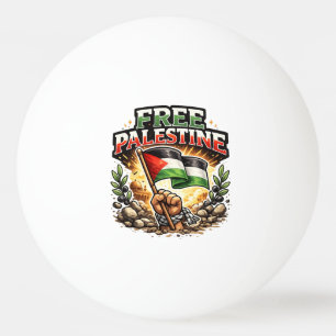 Pelota De Ping Pong Palestina Libre