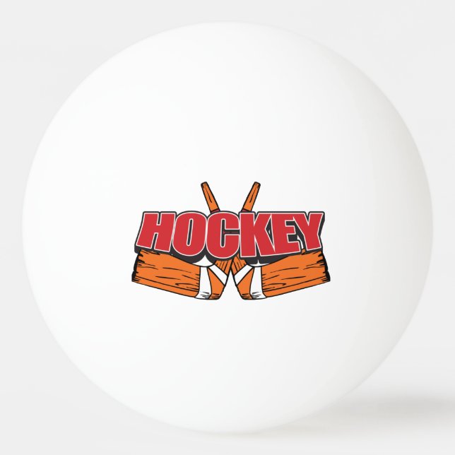 Pelota De Ping Pong Palillos de hockey (Anverso)