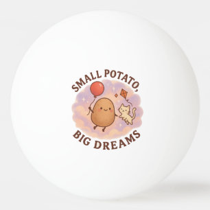Pelota De Ping Pong Papa pequeña grandes sueños – Motivación adorable