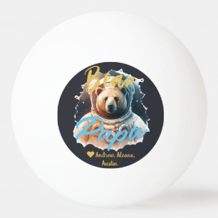 Pelota De Ping Pong Papa personalizado lleva nombres de moda simples a