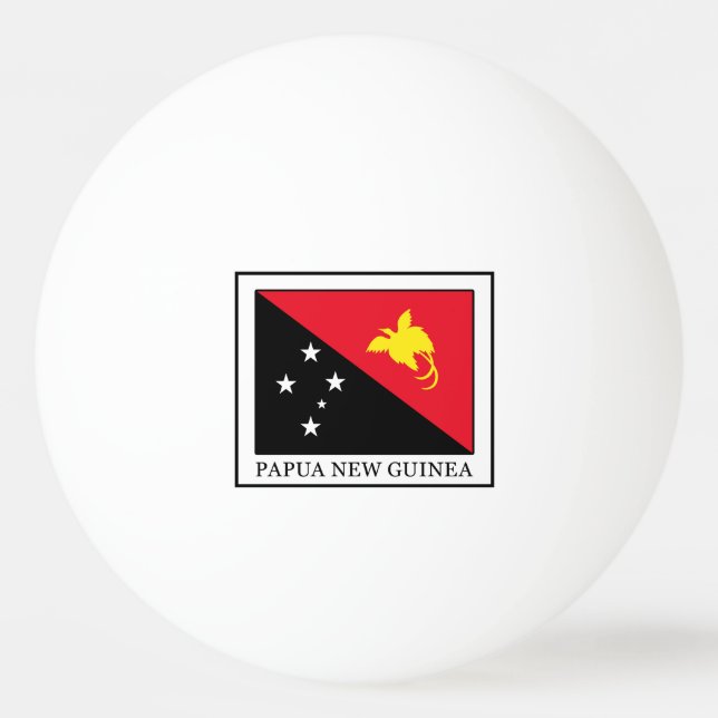 Pelota De Ping Pong Papúa Nueva Guinea (Anverso)