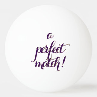 Pelota De Ping Pong Pareja Perfecta