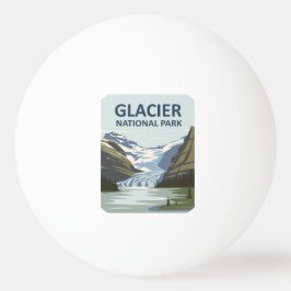 Pelota De Ping Pong Parque nacional Glaciar Arte de Viajes